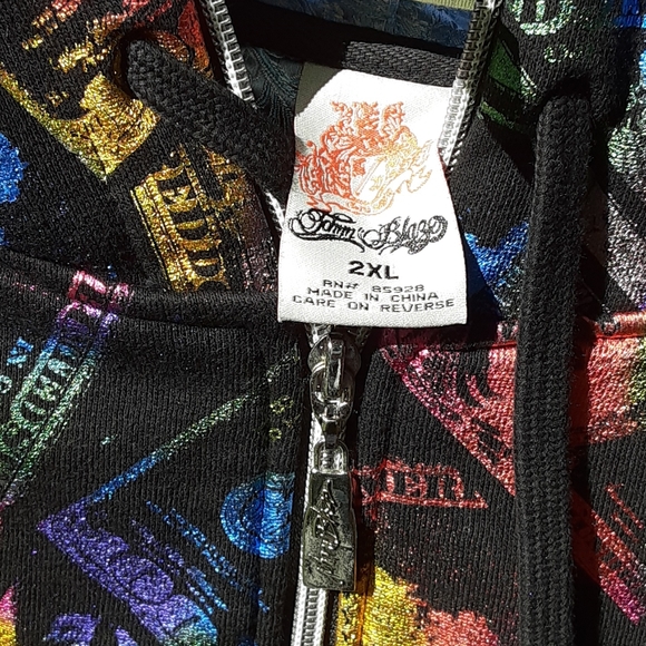 Johnny Blaze rainbow Benjamin's hoodie - Picture 2 of 4